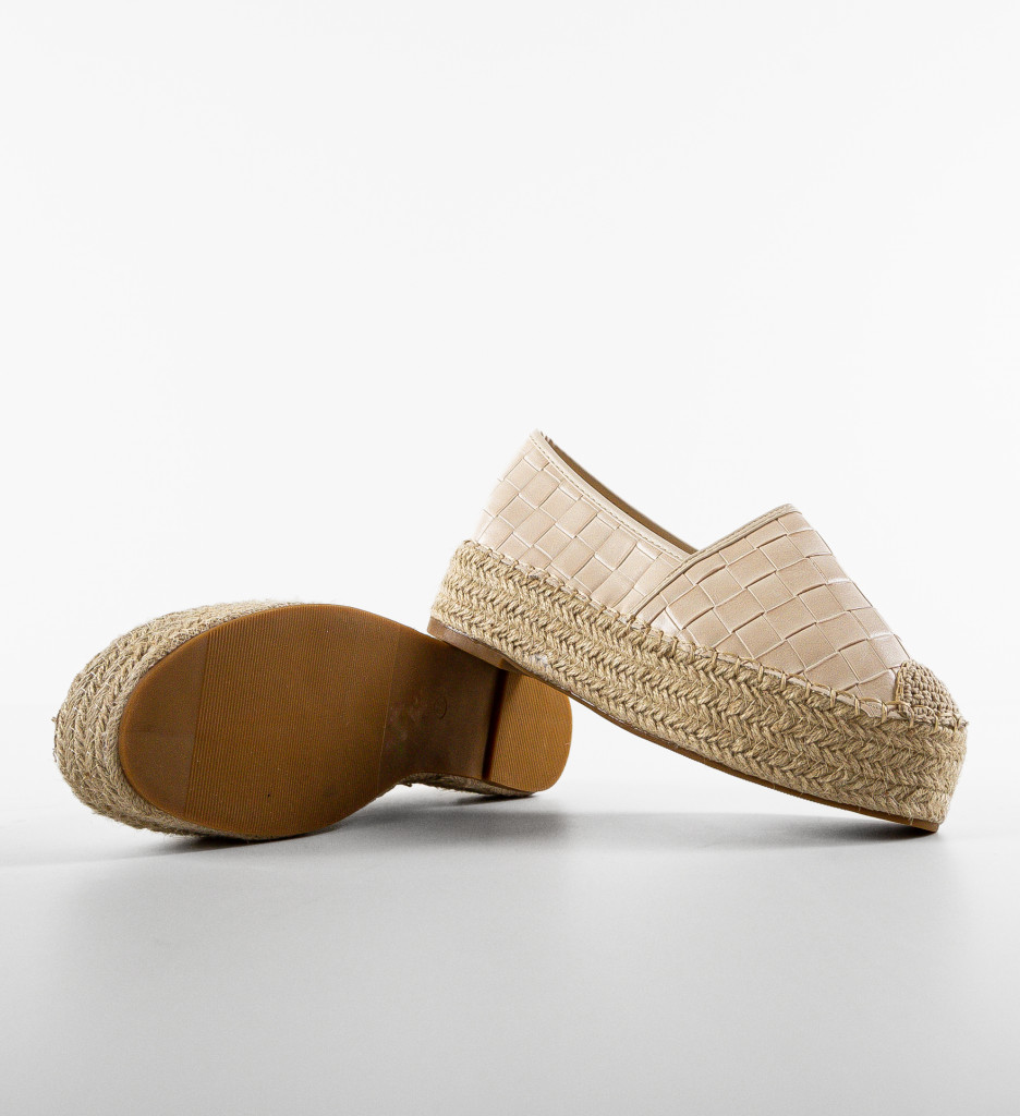 Poze Espadrile dama Wanda Bej DePurtat