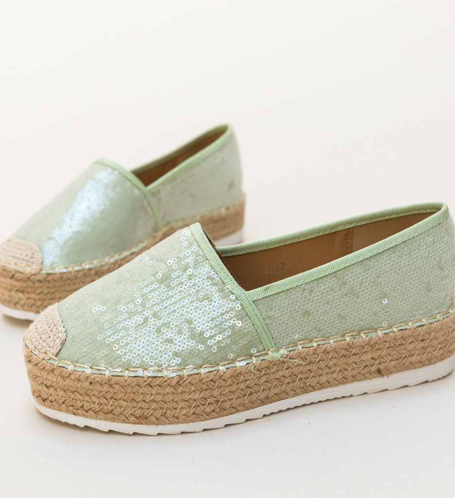 Espadrile Kavan Verzi - 4 | YEO