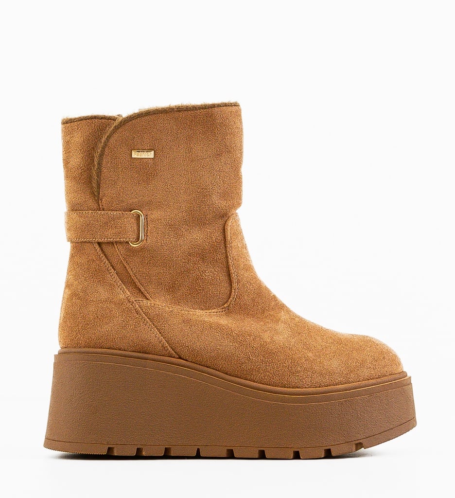 Ghete dama Adelyny Camel - 3 | YEO