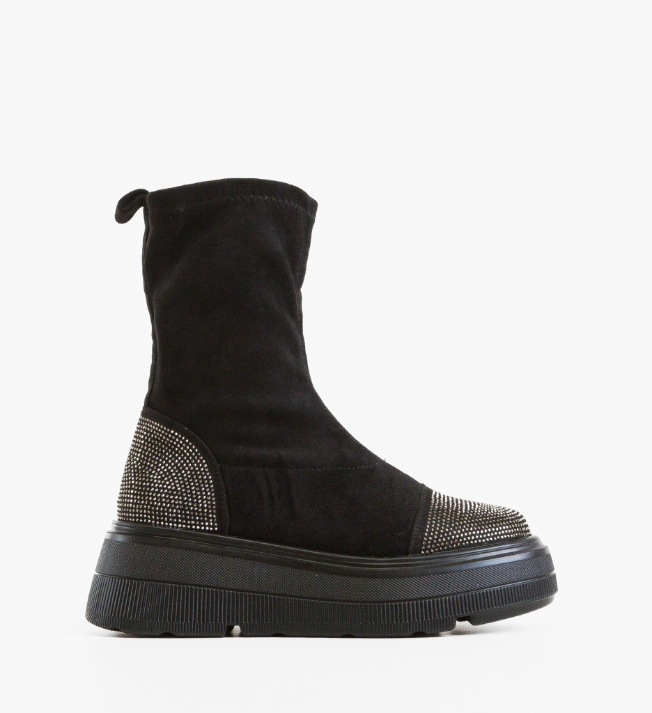 Ghete dama Boomer Negre - 5 | YEO