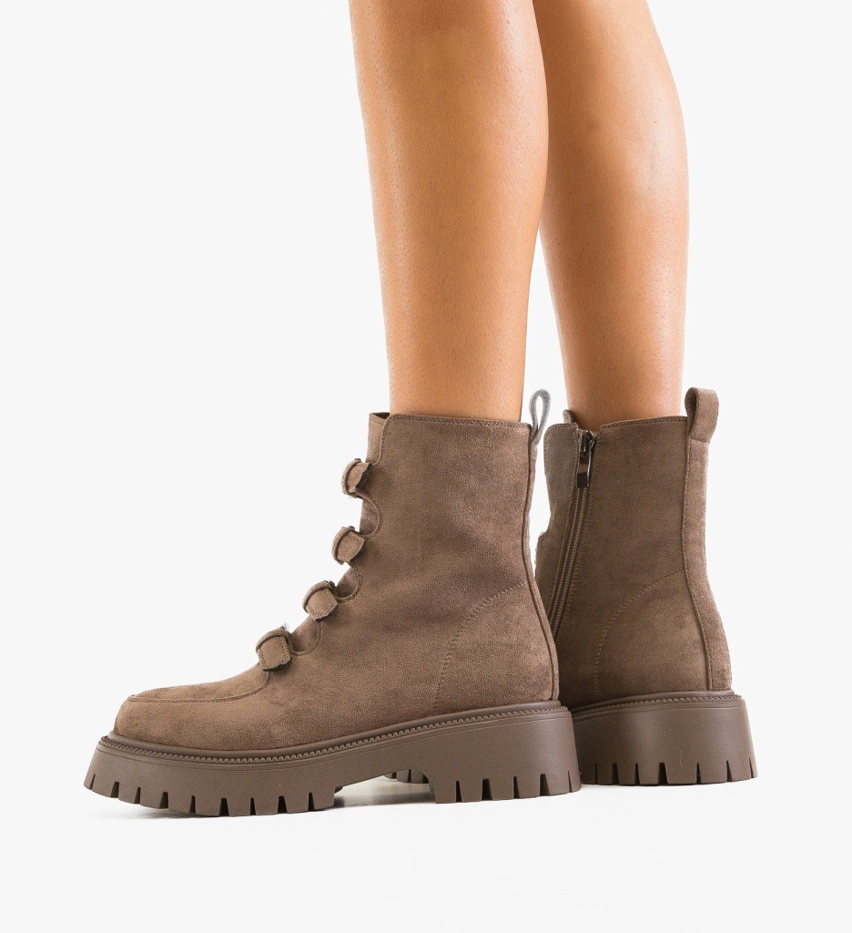 Ghete dama Rumba Khaki - 2 | YEO