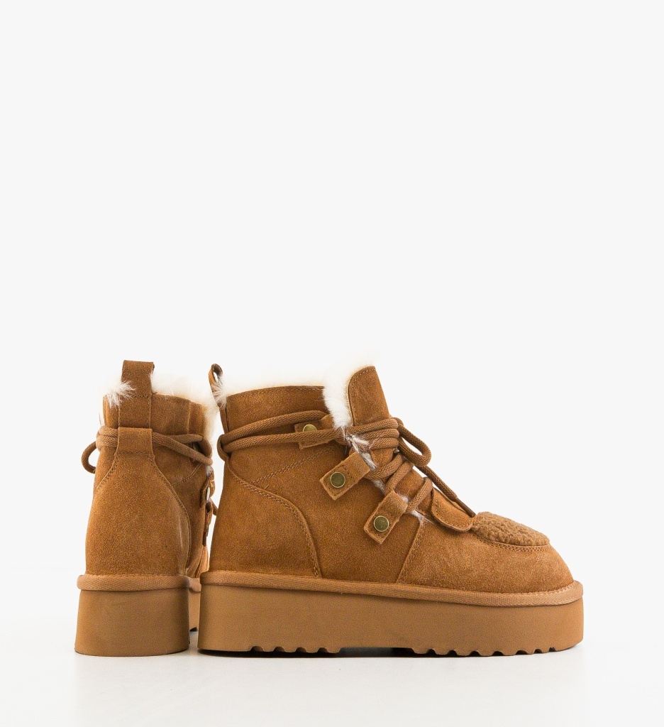 Ghete dama Viema Camel - 5 | YEO