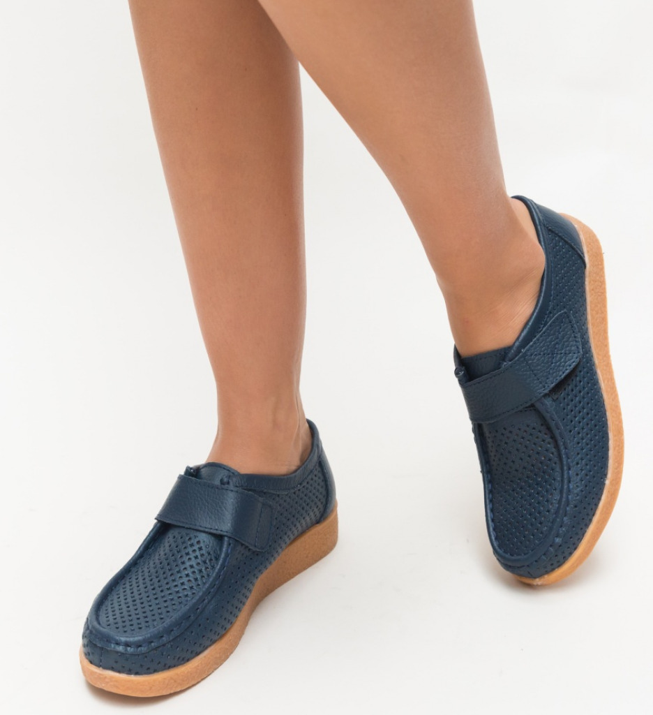 Mocasini Dambo Bleumarin - 1 | YEO