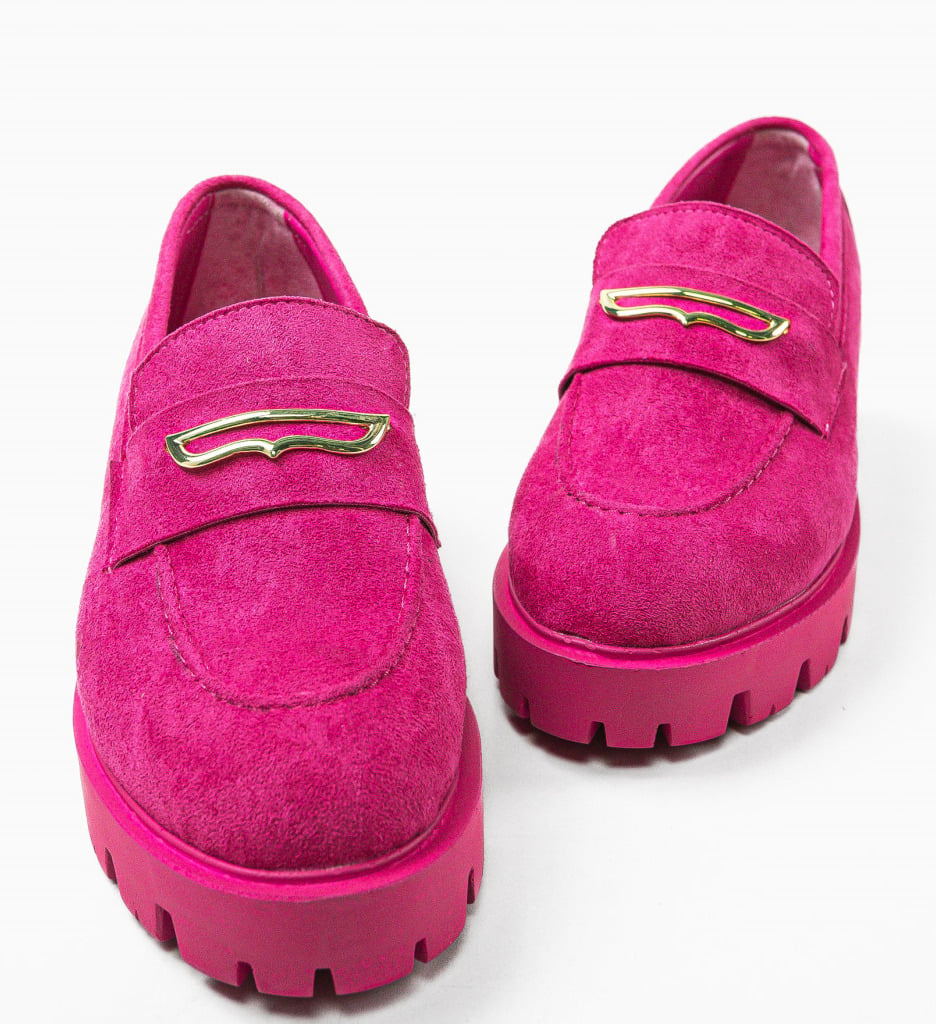 Pantofi Casual Beikrols Fuchsia - 5 | YEO