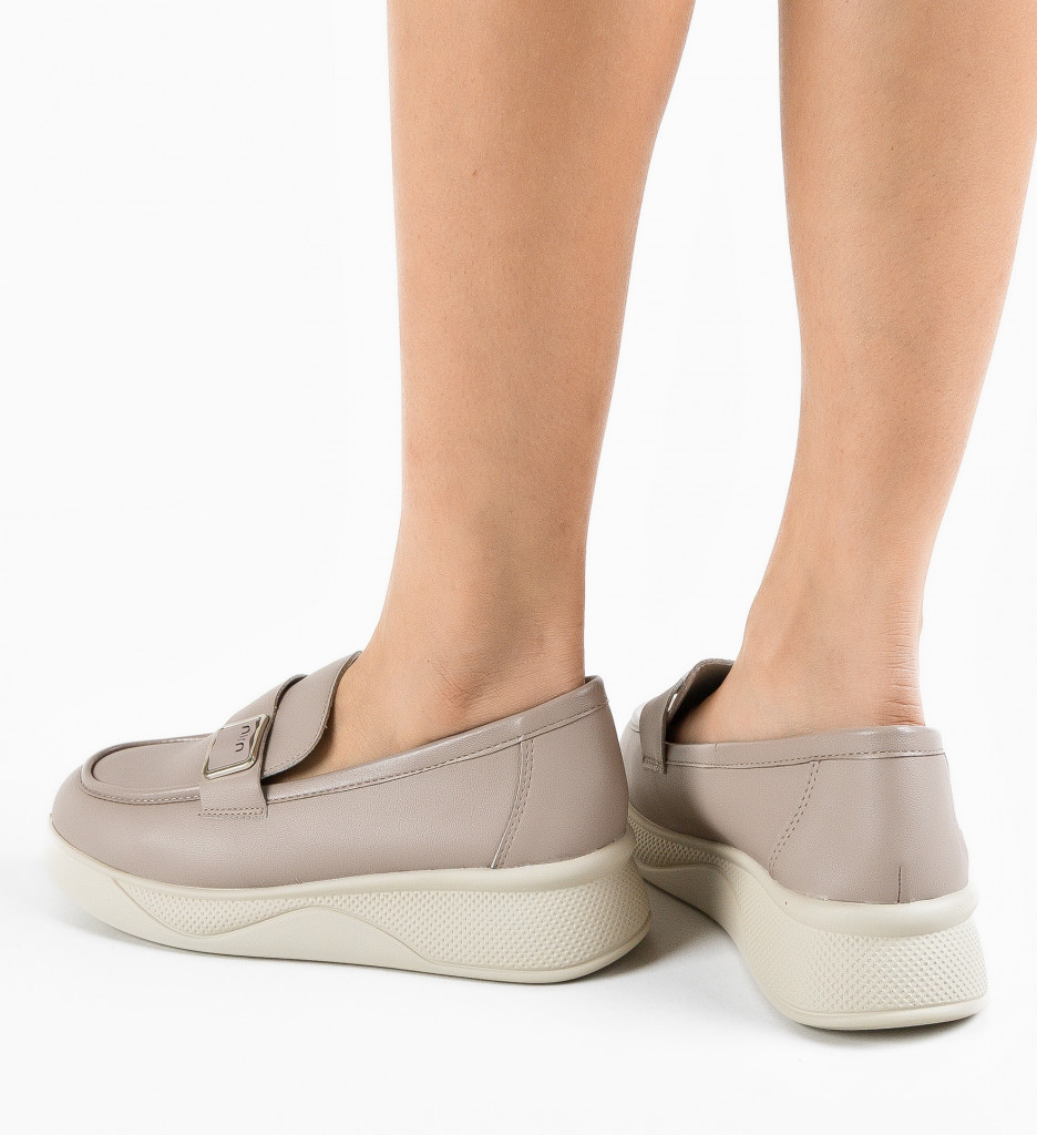 Pantofi casual dama Catlyn Khaki