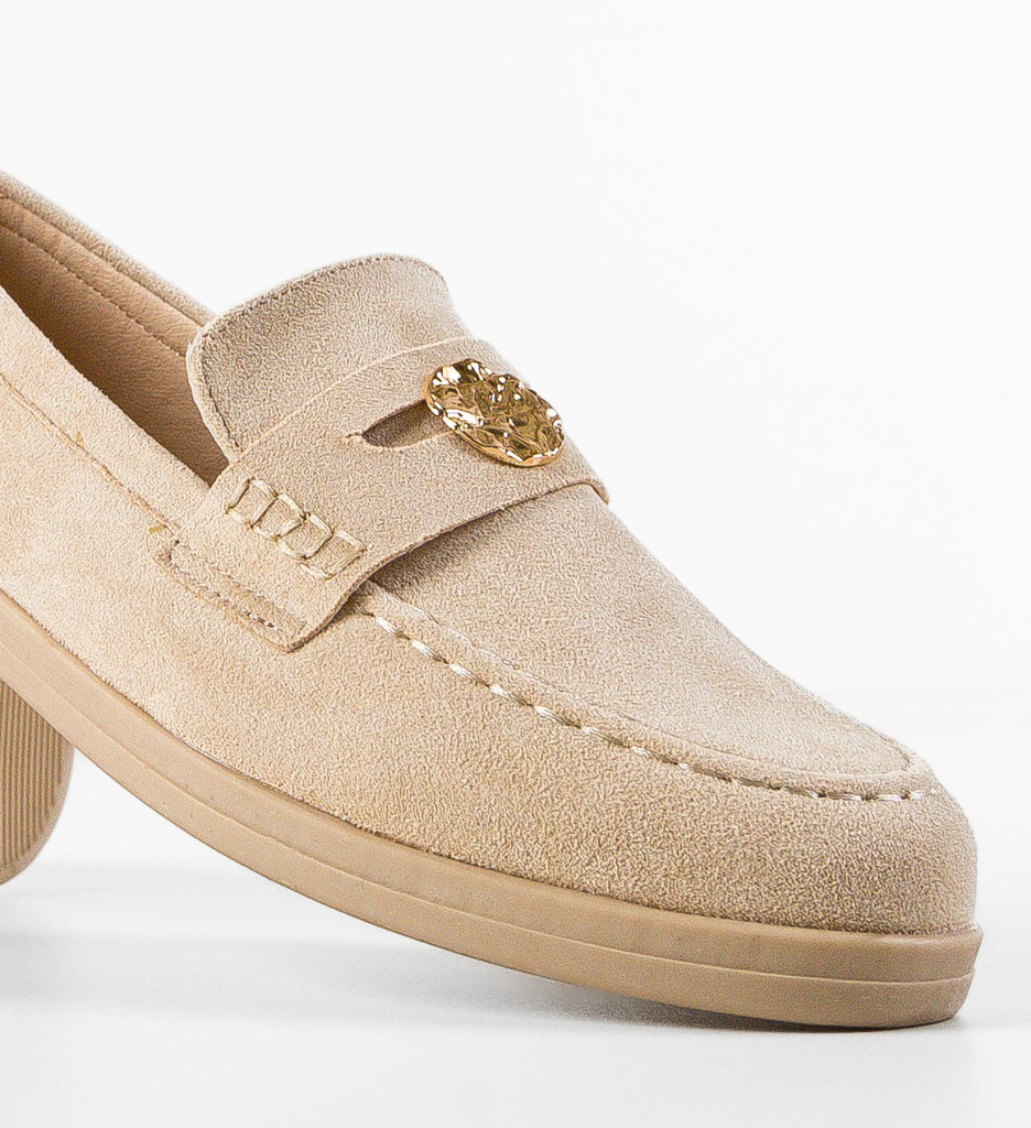 Poze Pantofi casual dama Citrin Bej DePurtat