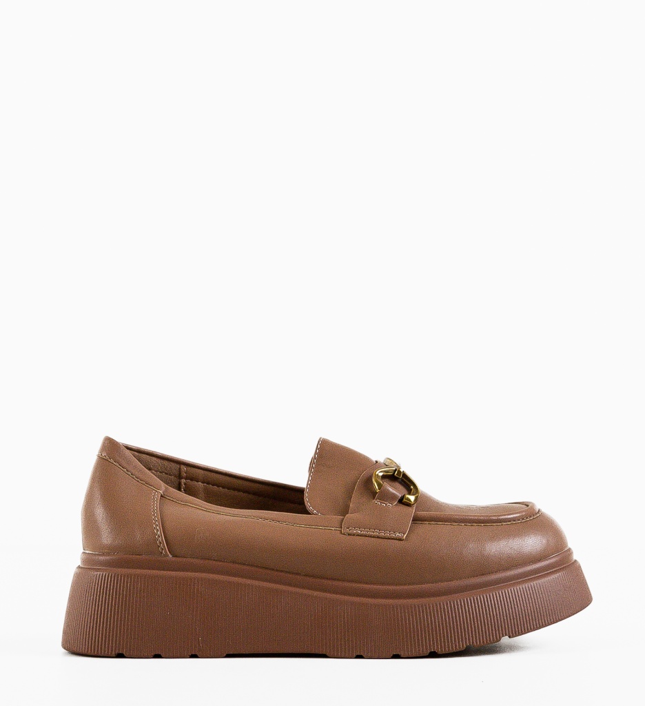 Pantofi Casual dama Gift Bej - 4 | YEO