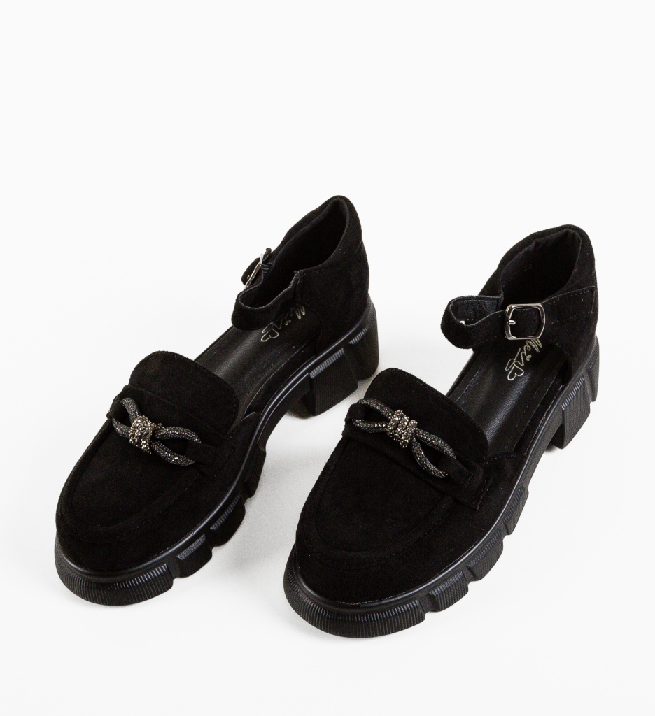 Poze Pantofi Casual dama Nanasa Negri depurtat.ro 