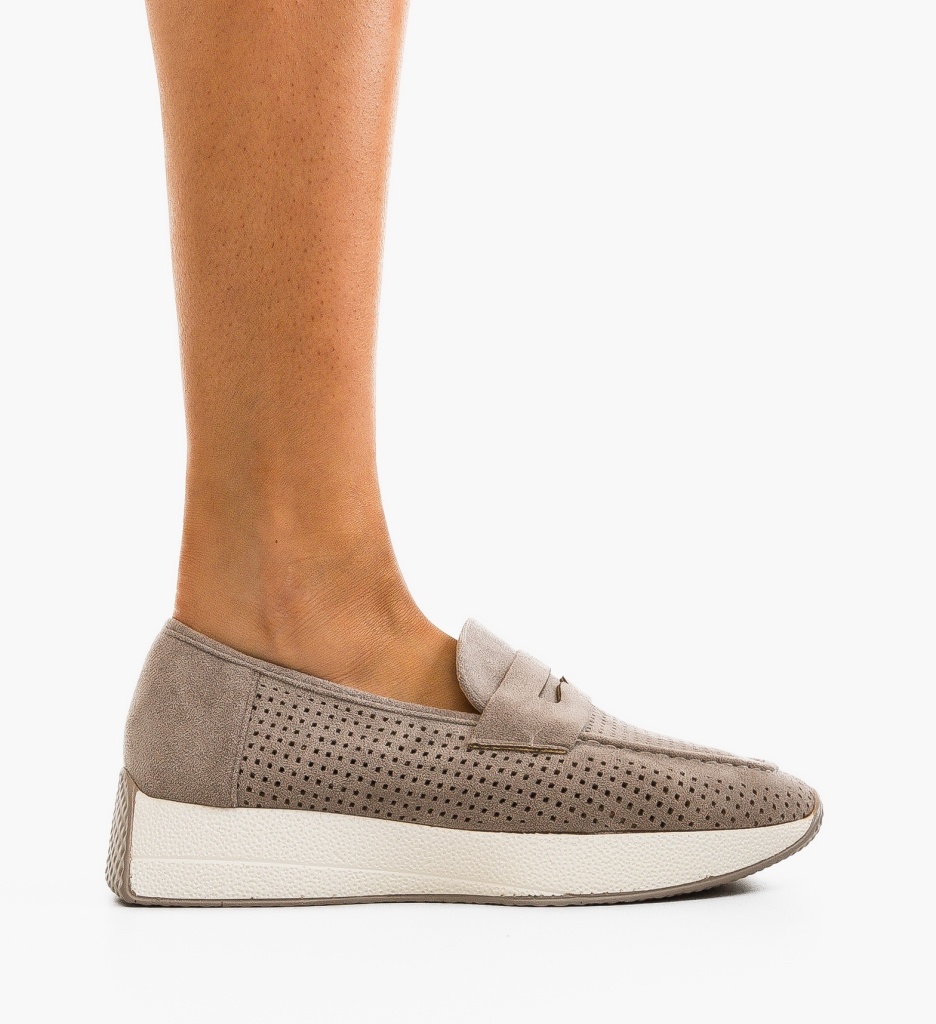 Pantofi casual dama Rose Gri - 1 | YEO