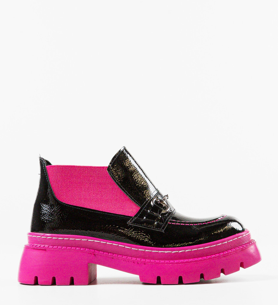 Pantofi Casual dama Soga Fuchsia - 4 | YEO