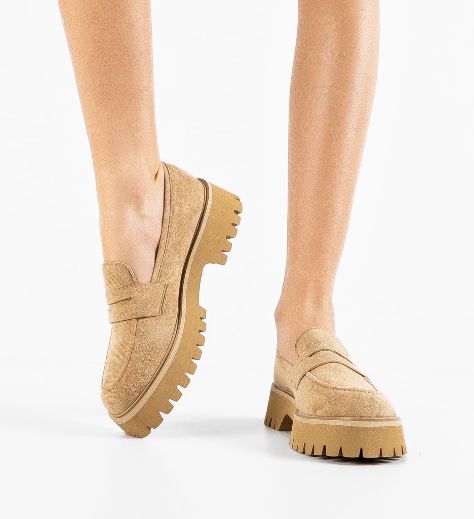 Pantofi Casual dama Stein Camel - 2 | YEO