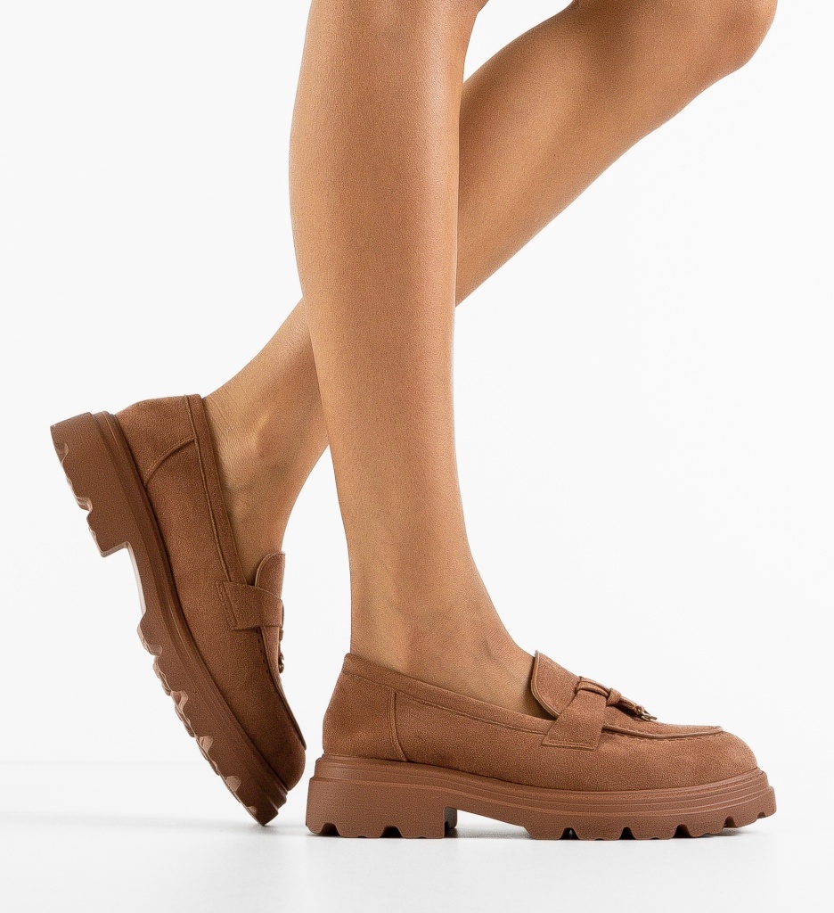 Pantofi Casual dama Valya Camel - 2 | YEO