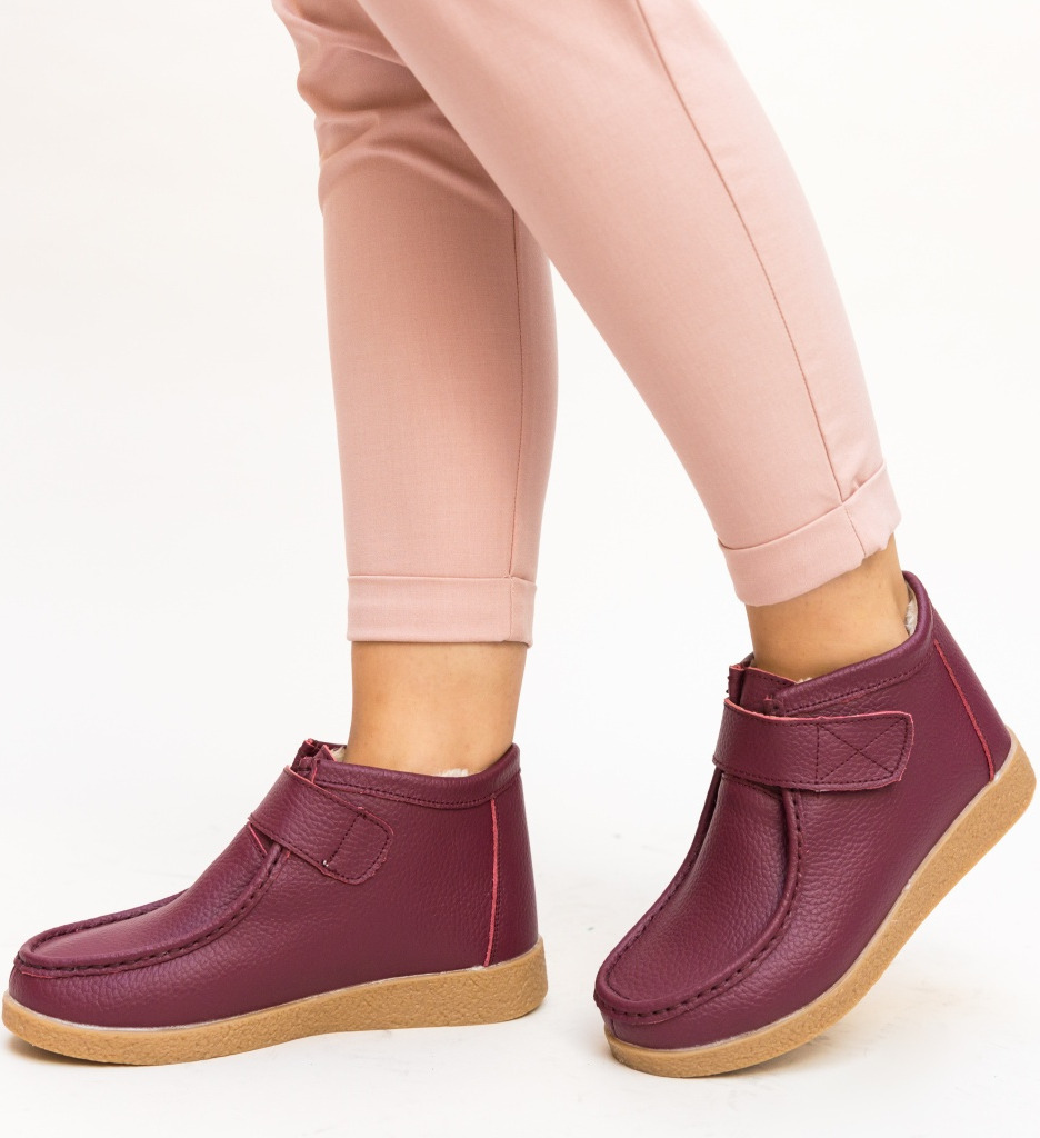 Pantofi Casual Debir Grena - 2 | YEO