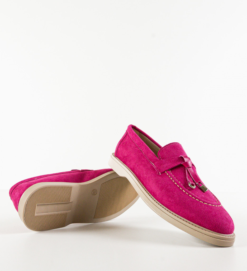 Pantofi Casual Evelynne Fuchsia - 3 | YEO