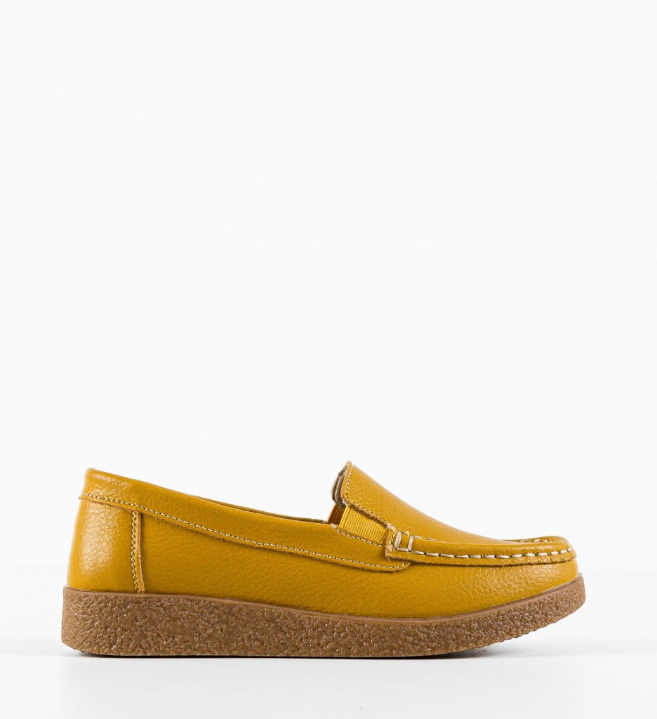 Pantofi Casual Givy Galbeni - 3 | YEO