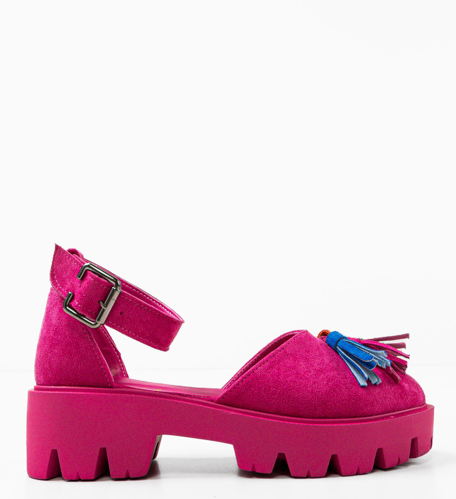 Pantofi Casual Jaila Fuchsia - 4 | YEO