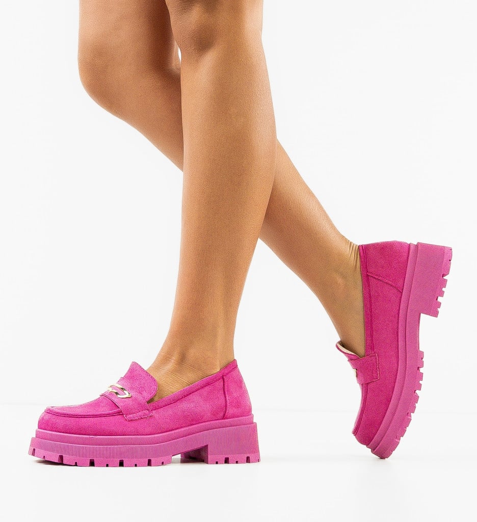 Pantofi Casual Jenny Fuchsia - 2 | YEO