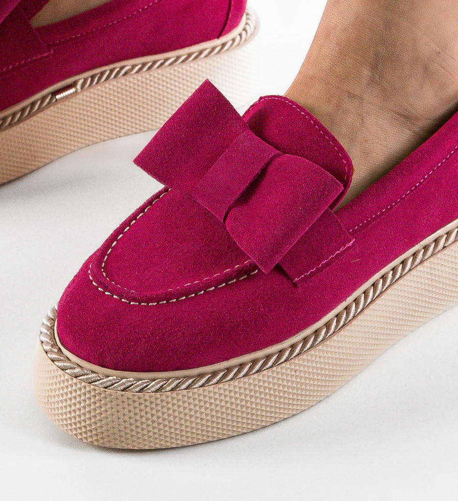 Pantofi Casual Kivu Fuchsia - 3 | YEO