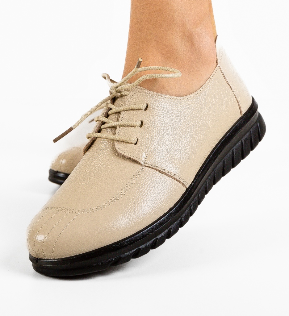 Pantofi Casual Leonates Bej - 2 | YEO