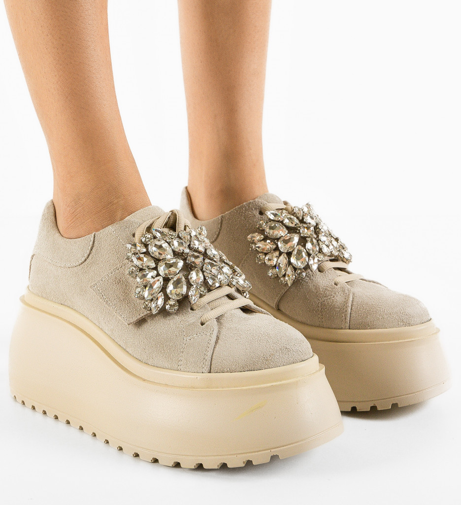 Pantofi Casual Maya Gri 2