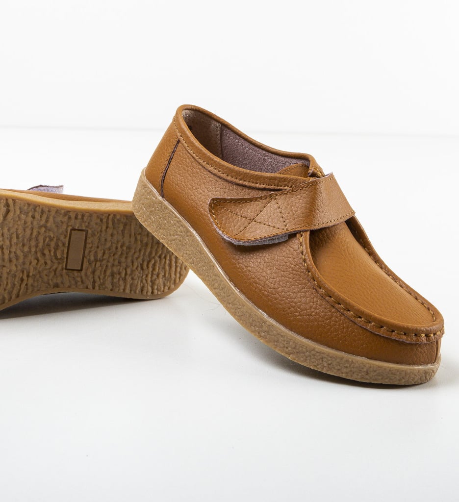 Pantofi Casual Monta Camel - 5 | YEO