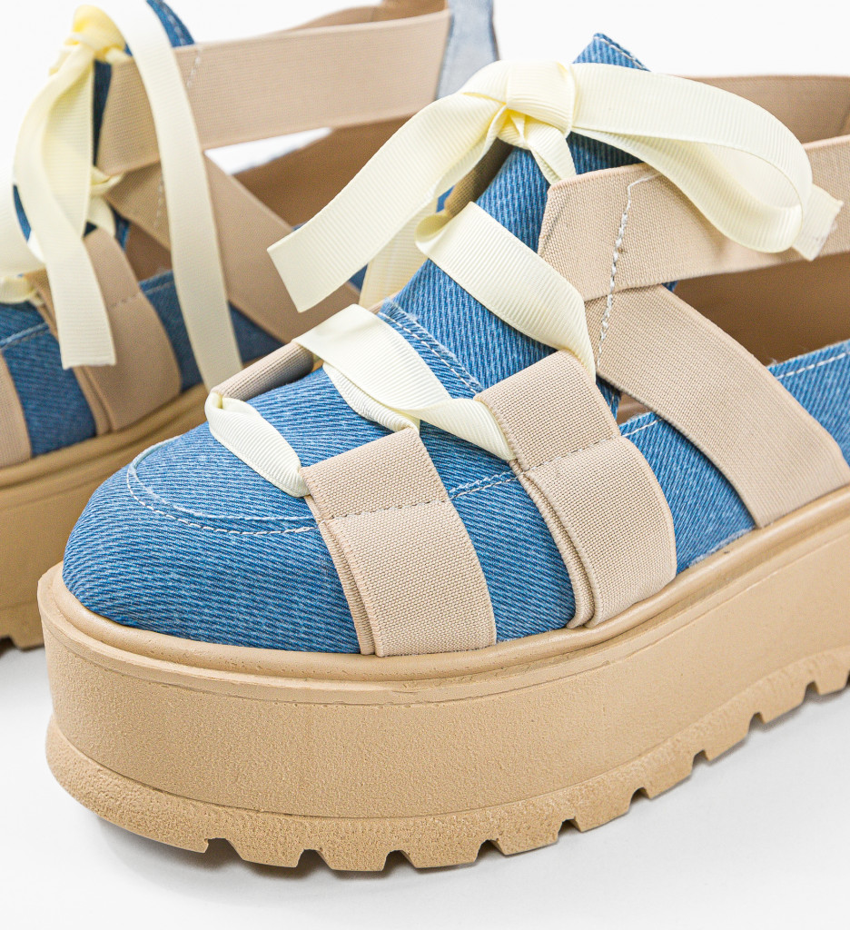 Poze Pantofi Casual Pakler Albastri 3 DePurtat