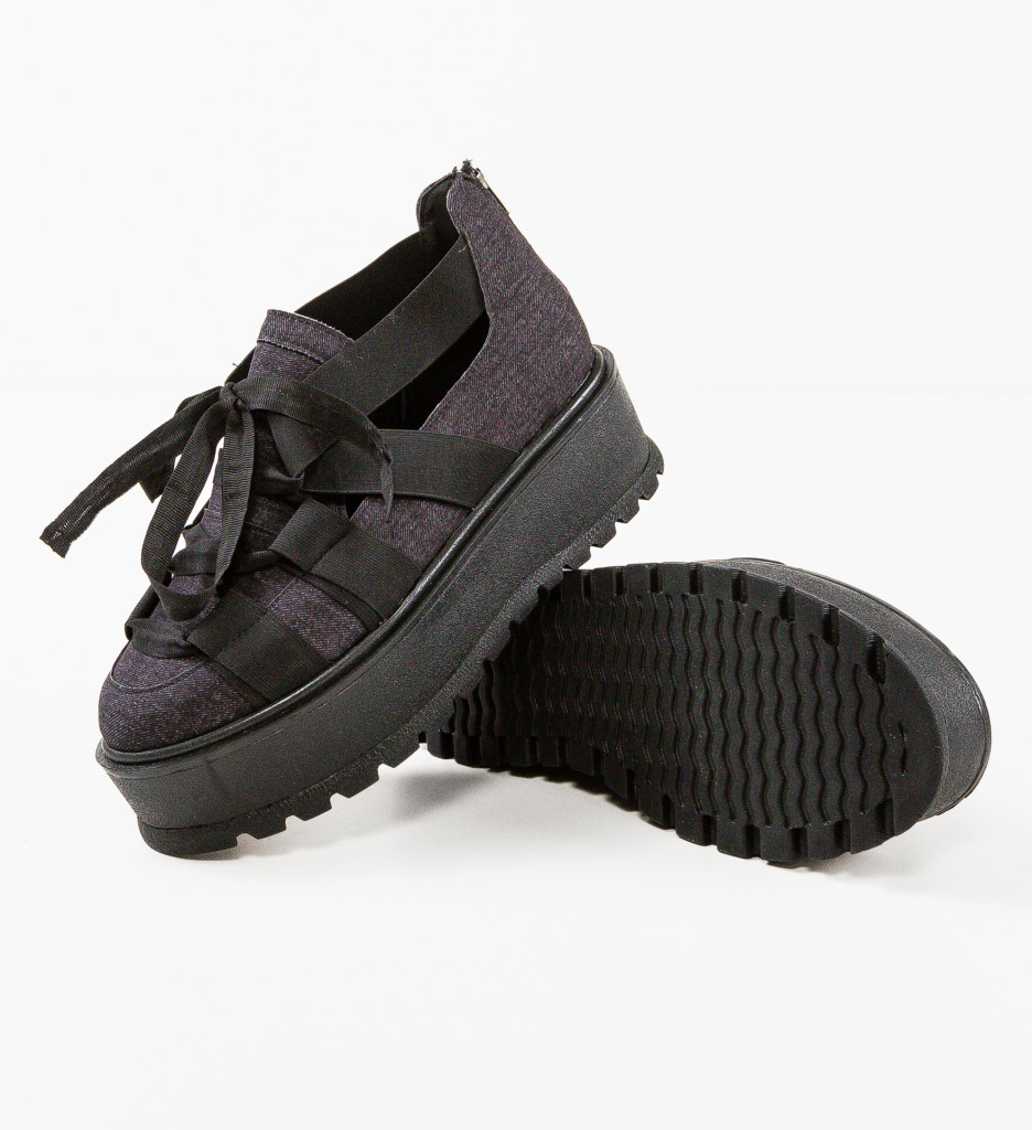 Poze Pantofi Casual Pakler Negri 2 DePurtat