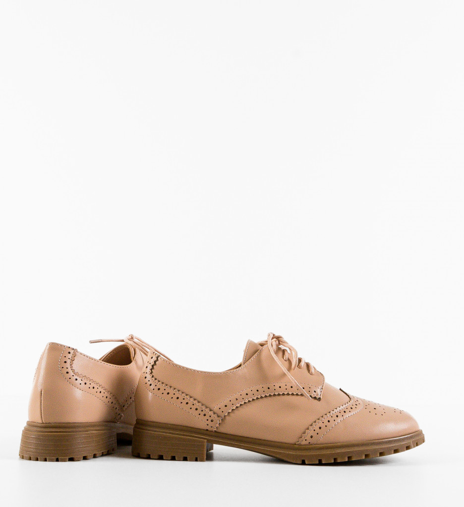 Pantofi Casual Radha Nude - 4 | YEO