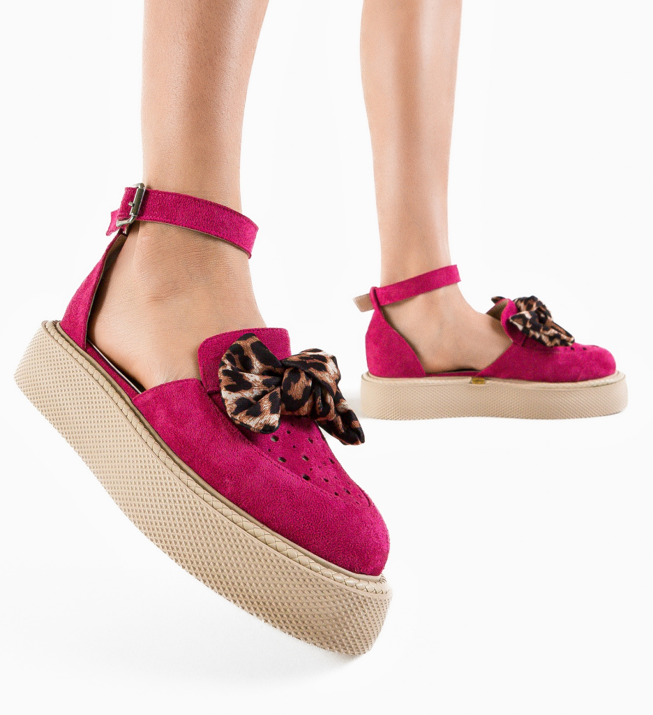 Pantofi Casual Rogar Fuchsia