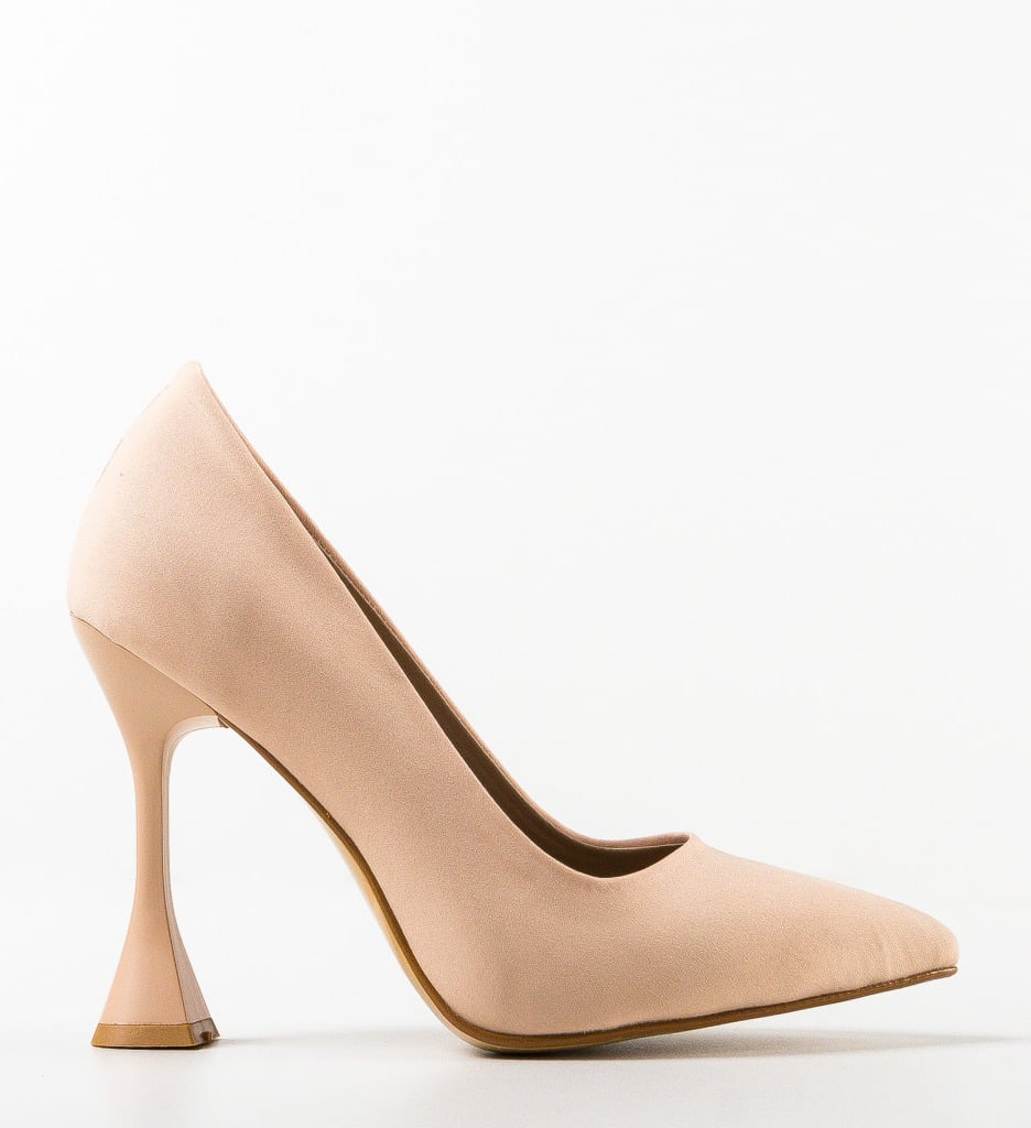 Pantofi cu toc Rimo Nude - 4 | YEO