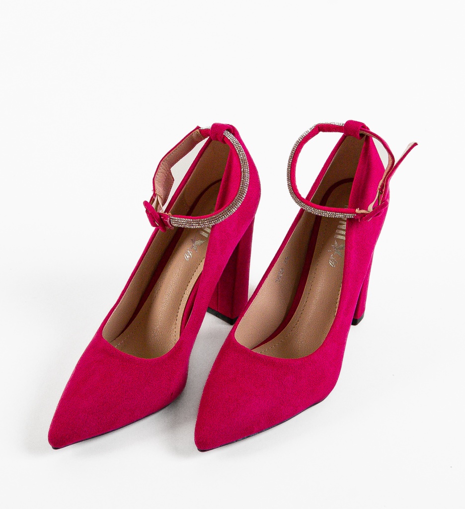 Pantofi cu toc Tov Fuchsia - 5 | YEO