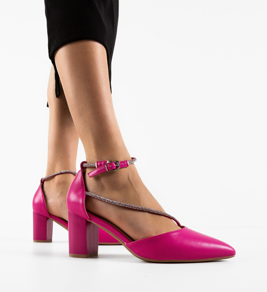 Pantofi cu toc Zayat Fuchsia