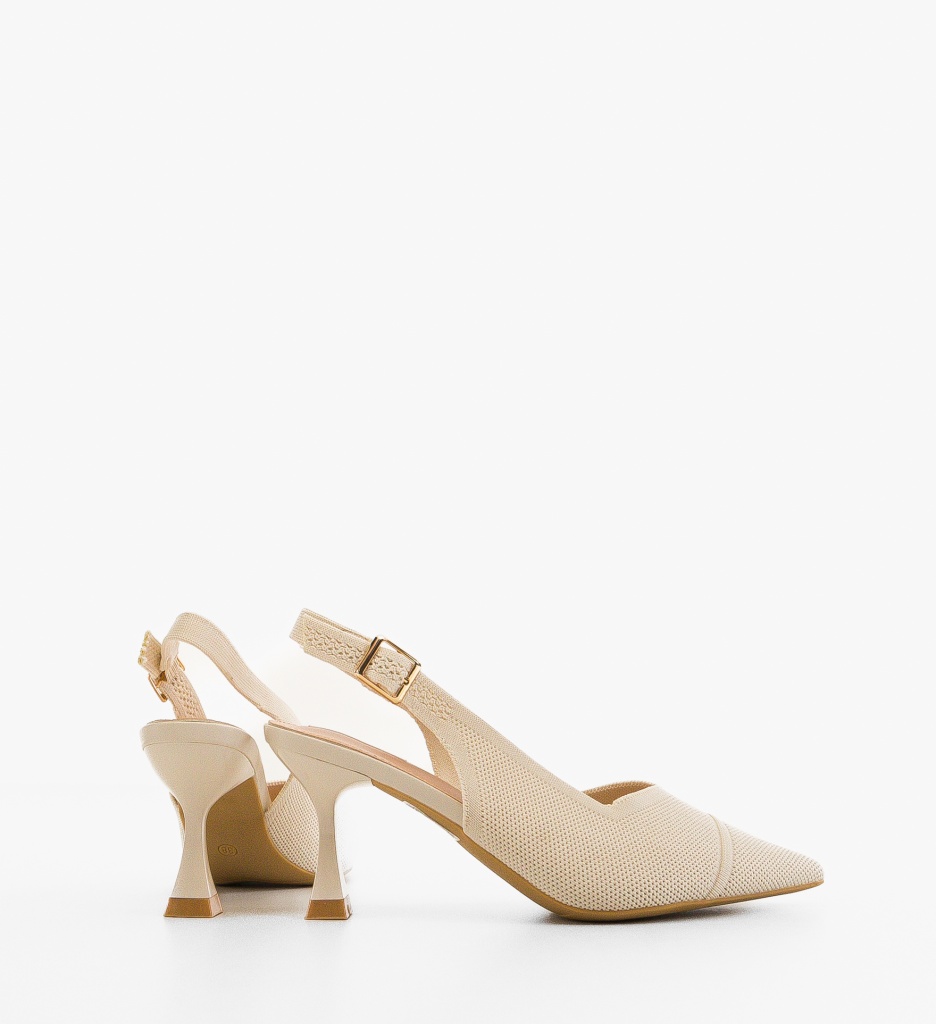 Pantofi dama Aadam Bej - 3 | YEO