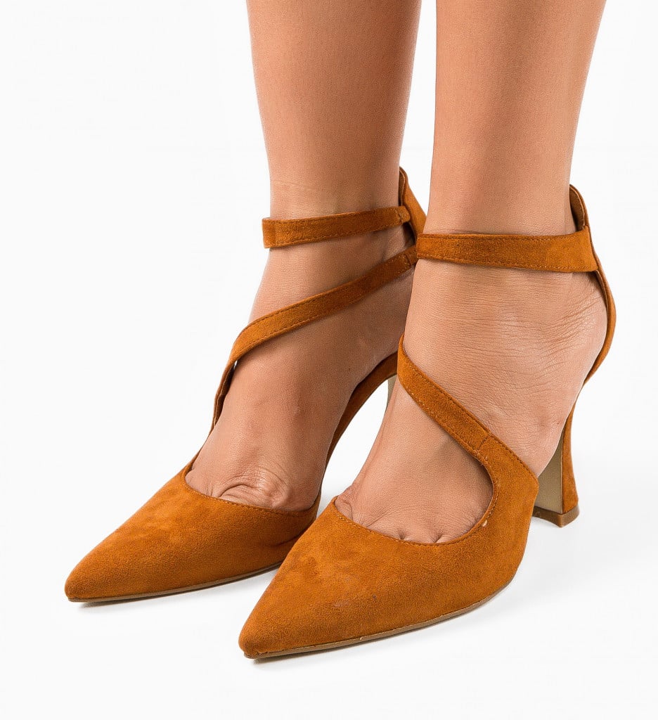 Pantofi dama Abdur Camel - 1 | YEO