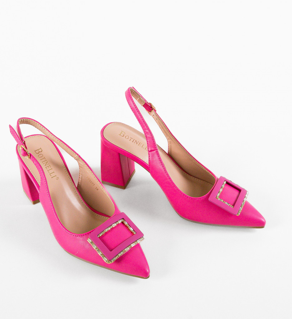 Pantofi dama Gentalya Fuchsia - 5 | YEO