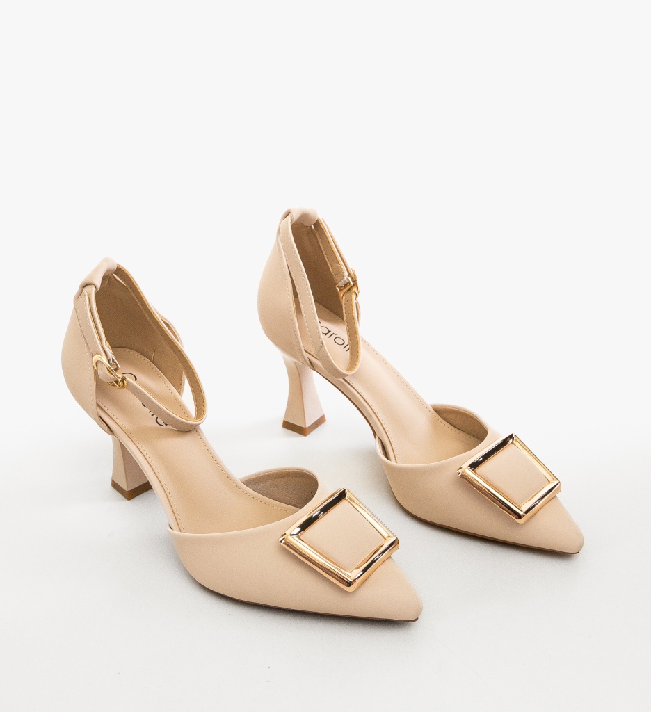 Pantofi dama Habib Bej - 4 | YEO
