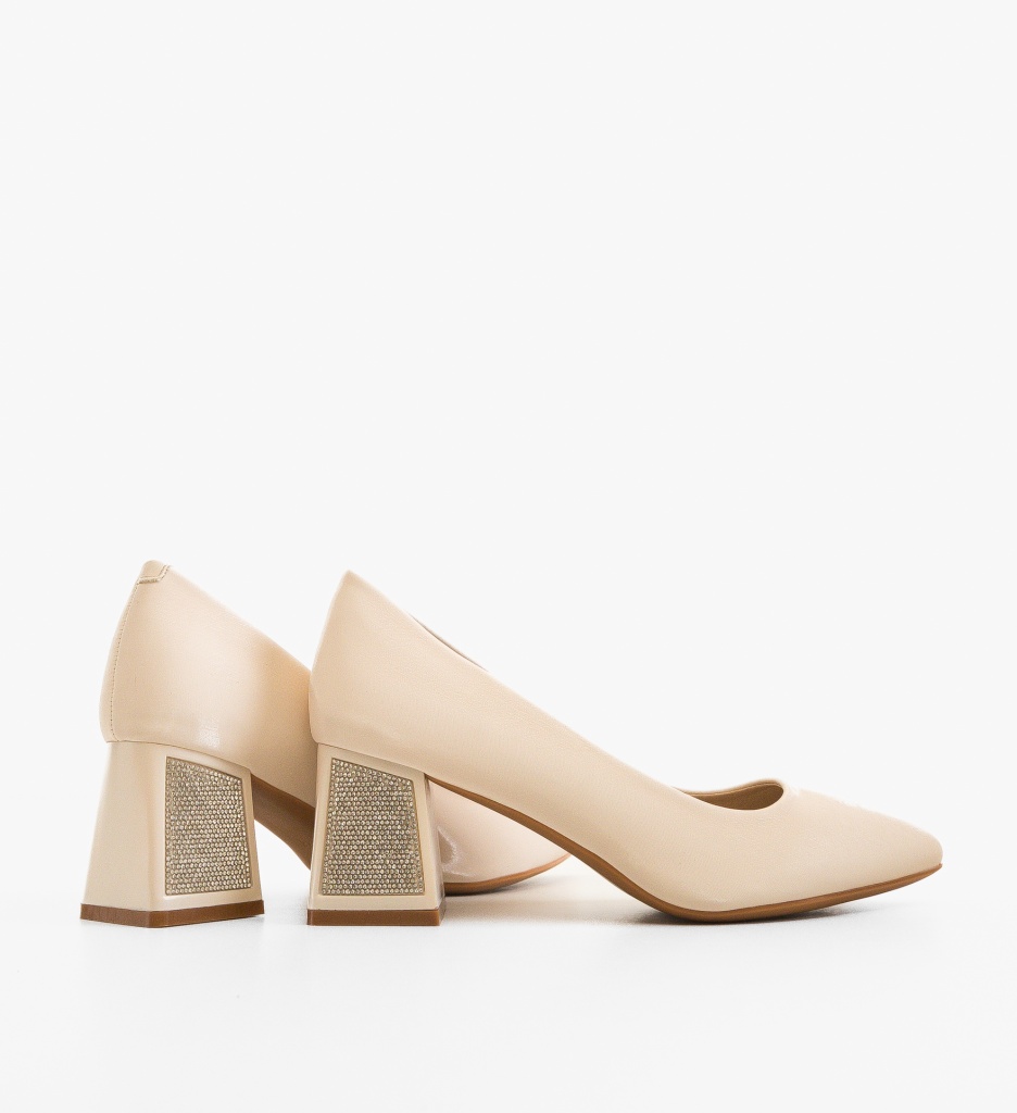 Pantofi dama Harrel Bej - 2 | YEO
