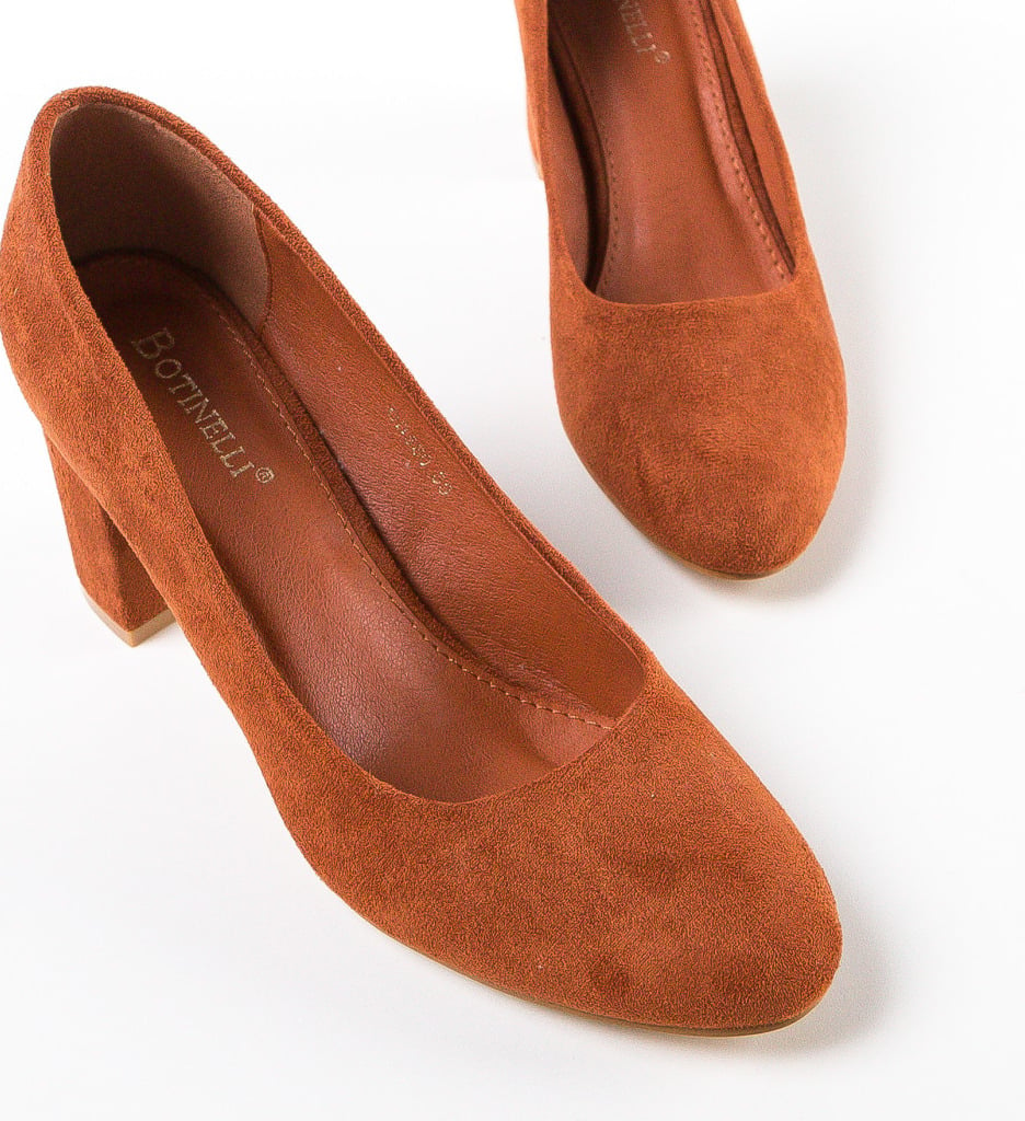 Pantofi dama Kyla Camel - 5 | YEO