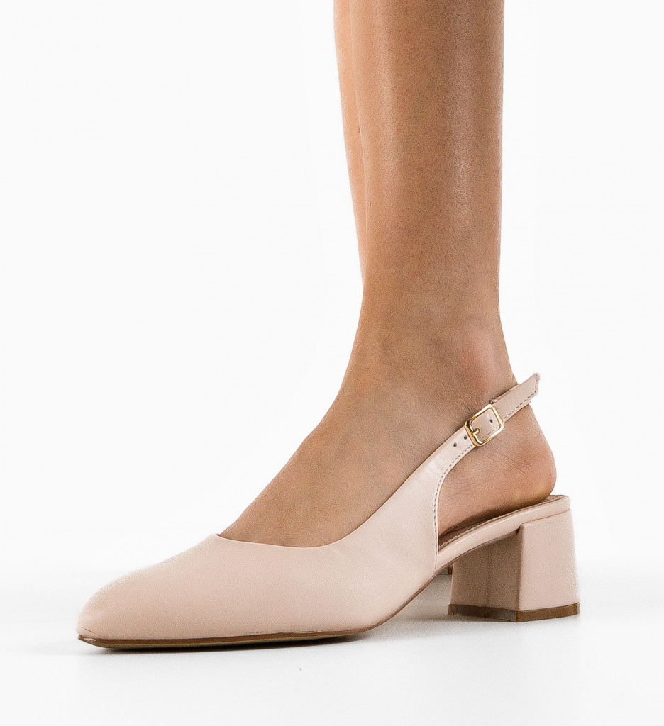 Pantofi dama Kytal Nude - 1 | YEO