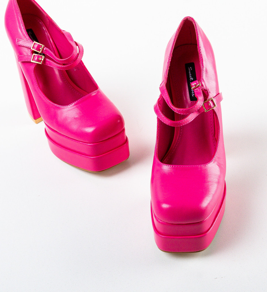 Pantofi dama Maysa Fuchsia - 4 | YEO