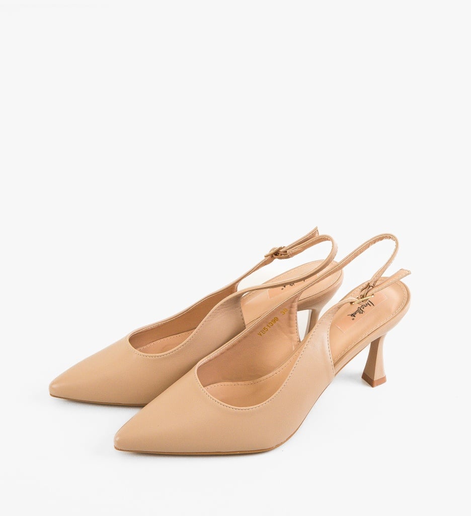 Pantofi dama Sanders Nude - 5 | YEO