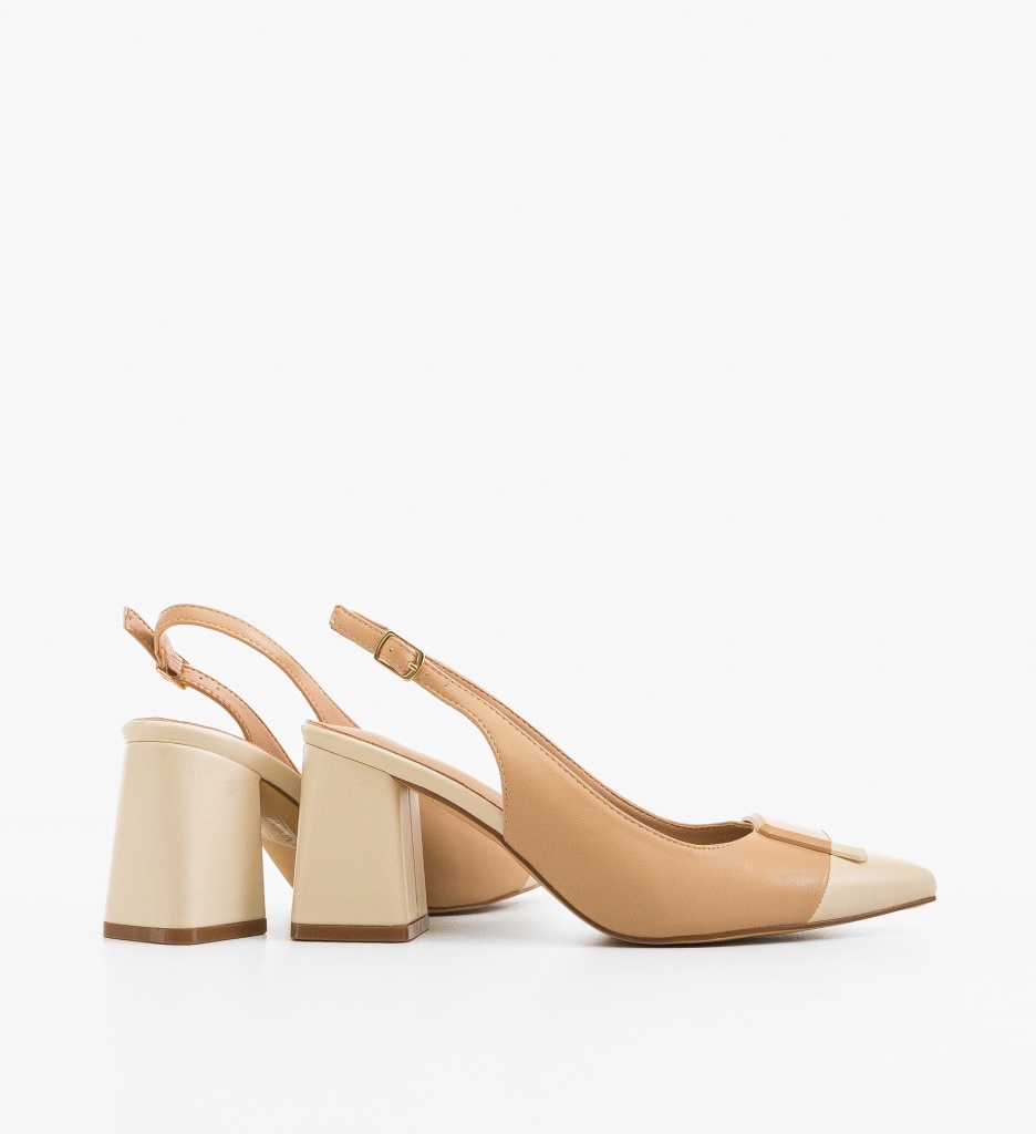 Pantofi dama Sandy Nude - 2 | YEO