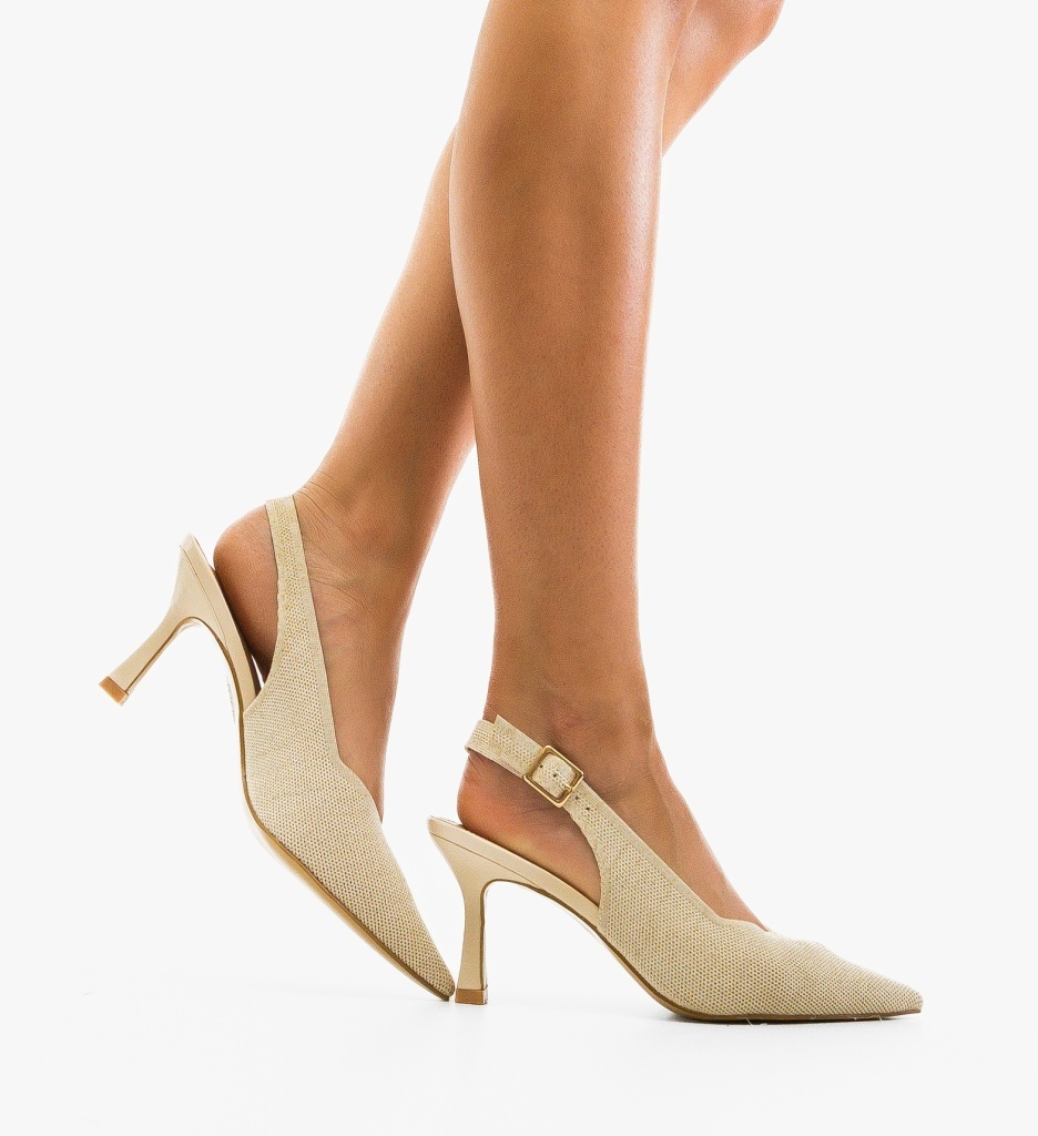 Pantofi dama Tatyne Bej
