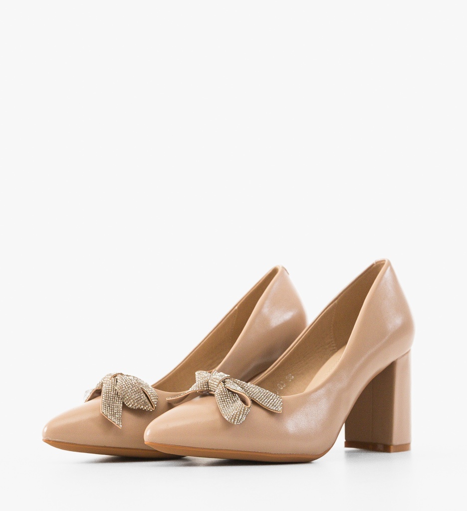 Pantofi dama Yesee Nude - 4 | YEO