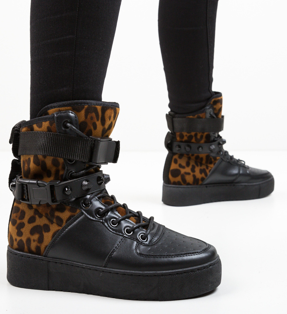 Pantofi Sport Rediko Leopard - 3 | YEO