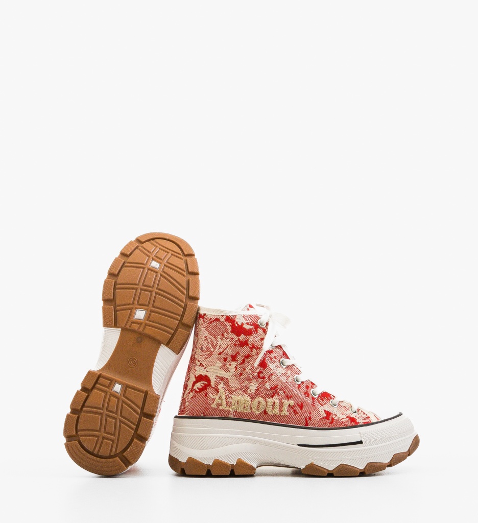 Pantofi sport Rico Rosii - 4 | YEO