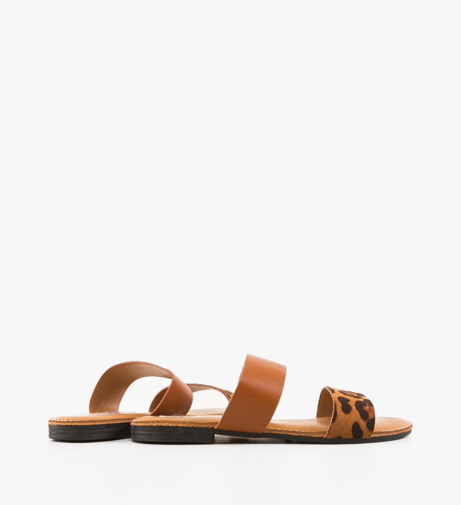 Papuci dama Leena Animal Print - 3 | YEO