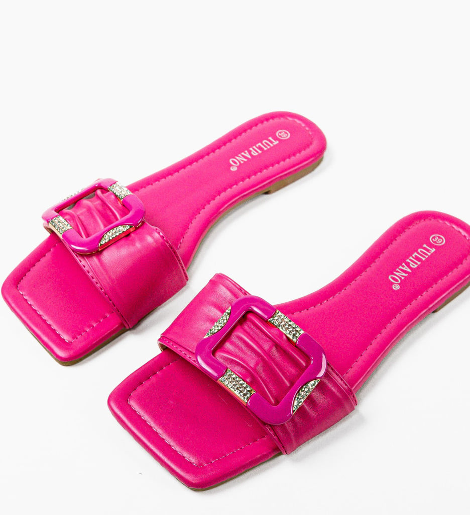 Papuci dama Mikkel Fuchsia - 4 | YEO