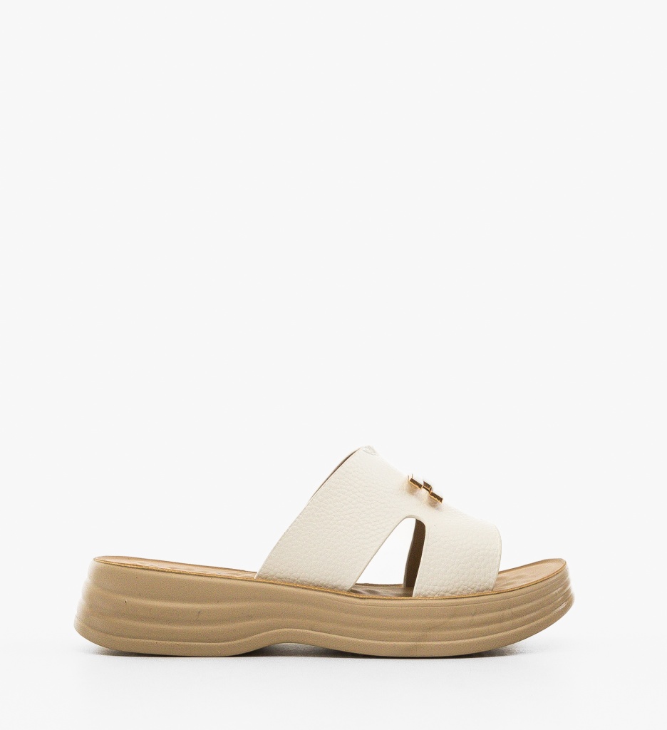 Papuci dama Ravel Albi - 1 | YEO