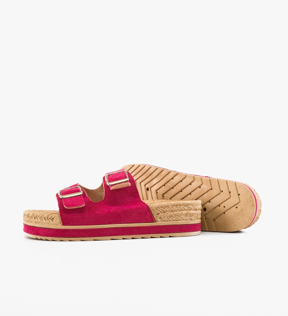 Papuci dama Roshun Fuchsia - 5 | YEO
